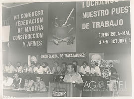 VII Congreso de la Federación Estatal de la Madera, Construcción y Afines de UGT