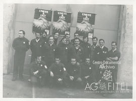 Grupo de trabajadores  de Moto Vespa, S.A