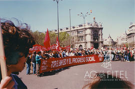 Manifestación del 1º de Mayo de 1991 en Madrid