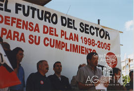 Manifestación por el futuro del sector minero. En defensa del Plan 1998-2005 y para su cumplimiento