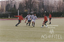 Partido de fútbol entre el equipo patrocinado por el Instituto de Formación y Estudios Sociales y el de MCA-UGT