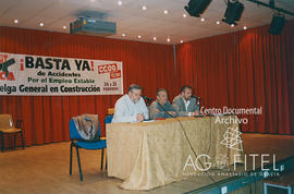 Presentación por parte MCA-UGT y Fecoma-CCOO de la huelga en el sector de la Construcción de febr...