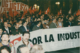 Manifestación convocada por la Confederación Europea de Sindicatos