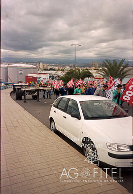 Manifestación de UGT, FSOC y CCOO en las Palmas de Gran Canaria por un convenio digno en siderometalurgia - 10