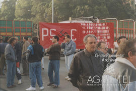 Manifestación en Cartagena contra el cierre de la fábrica de fertilizantes de FESA-Enfersa, propi...