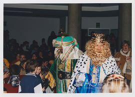 Miembros de MCA-UGT vestidos como los Reyes Magos