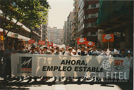 Manifestación del 1º de Mayo de 1997 en Zaragoza