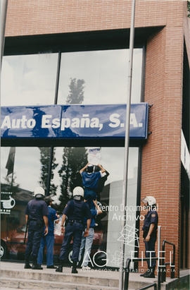 Manifestación en Madrid de trabajadores de Iveco-Pegaso