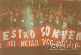Manifestación metalúrgica en Cataluña