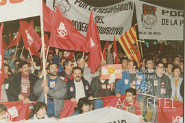 Manifestación de trabajadores de la Ford en Valencia