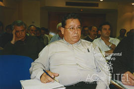 Manuel Gallardo en una reunión