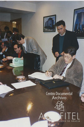 Firma del Convenio General de la Madera.