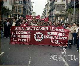 Manifestación del 1º de Mayo de 1979 en San Sebastián