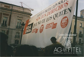 Manifestación de la huelga general del 20 de junio de 2002 en Madrid