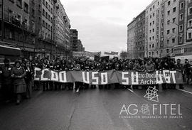 Manifestación por la firma del Convenio del Metal de Madrid