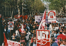 Manifestación del 1º de Mayo de 1996 en Valencia
