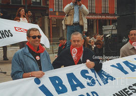 Manifestación con miembros de MCA-UGT Castilla y León