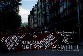 Manifestación del 1º de mayo de 1978 en San Sebastián