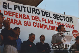 Manifestación por el futuro del sector minero. En defensa del Plan 1998-2005 y para su cumplimiento