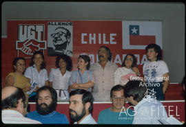 Acto de solidaridad con Chile por sus 10 años de dictadura
