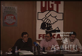 Rueda de prensa tras la celebración del Comité Federal de FEMCA-UGT