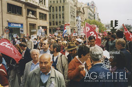 Manifestación 1º de mayo de 1999 por la calles de Madrid