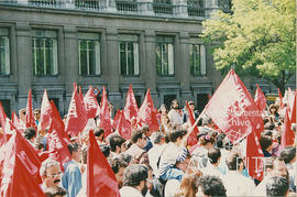 Manifestación en Madrid durante la «Jornada de Acción Europea: Por el Empleo y los Derechos Socia...