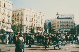 Concentración en la Puerta del Sol en Madrid
