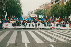«Marcha de Hierro» en protesta por las regulaciones de empleo en la industria siderúrgica