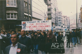 Huelga general convocada en Asturias por UGT y CCOO el 23 de octubre de 1991
