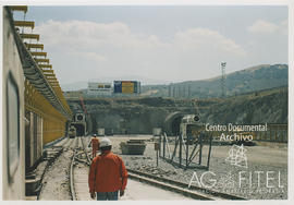 Visita a las obras del tunel ferroviario de Guadarrama