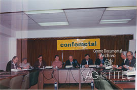 Rueda de prensa posterior a la firma del acuerdo con Confemetal sobre dialogo social y negociación colectiva