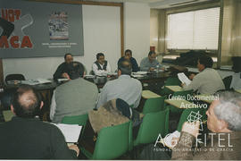 Reunión de delegados en la sede de UGT en Madrid