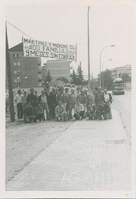 Concentración de trabajadores de Martínez y Moreno SL