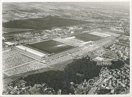 Vista aérea de la fábrica Volkswagen